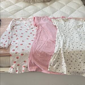 Set of 3 girls nightgowns